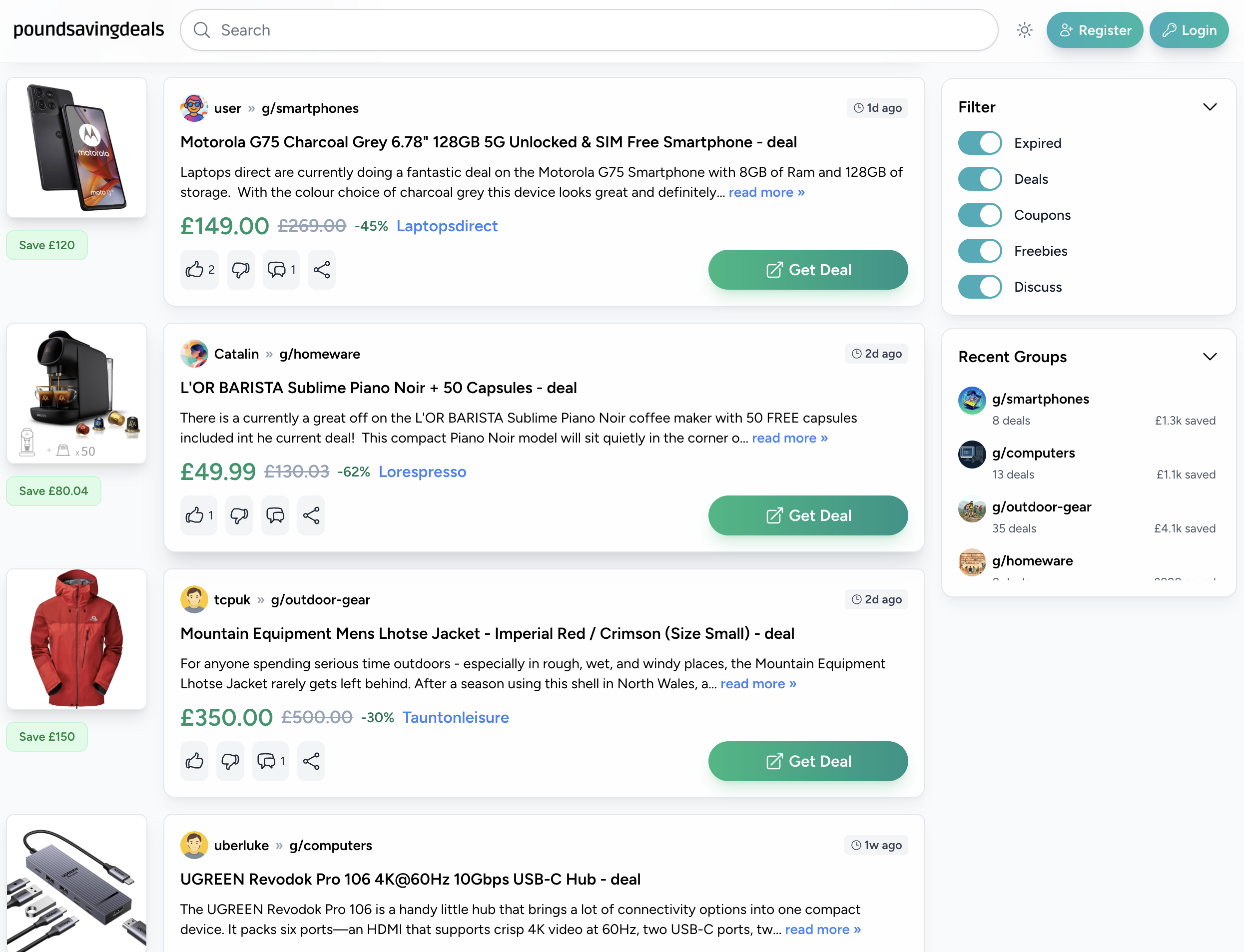 Pound Saving Deals - Screenshot 2 preview