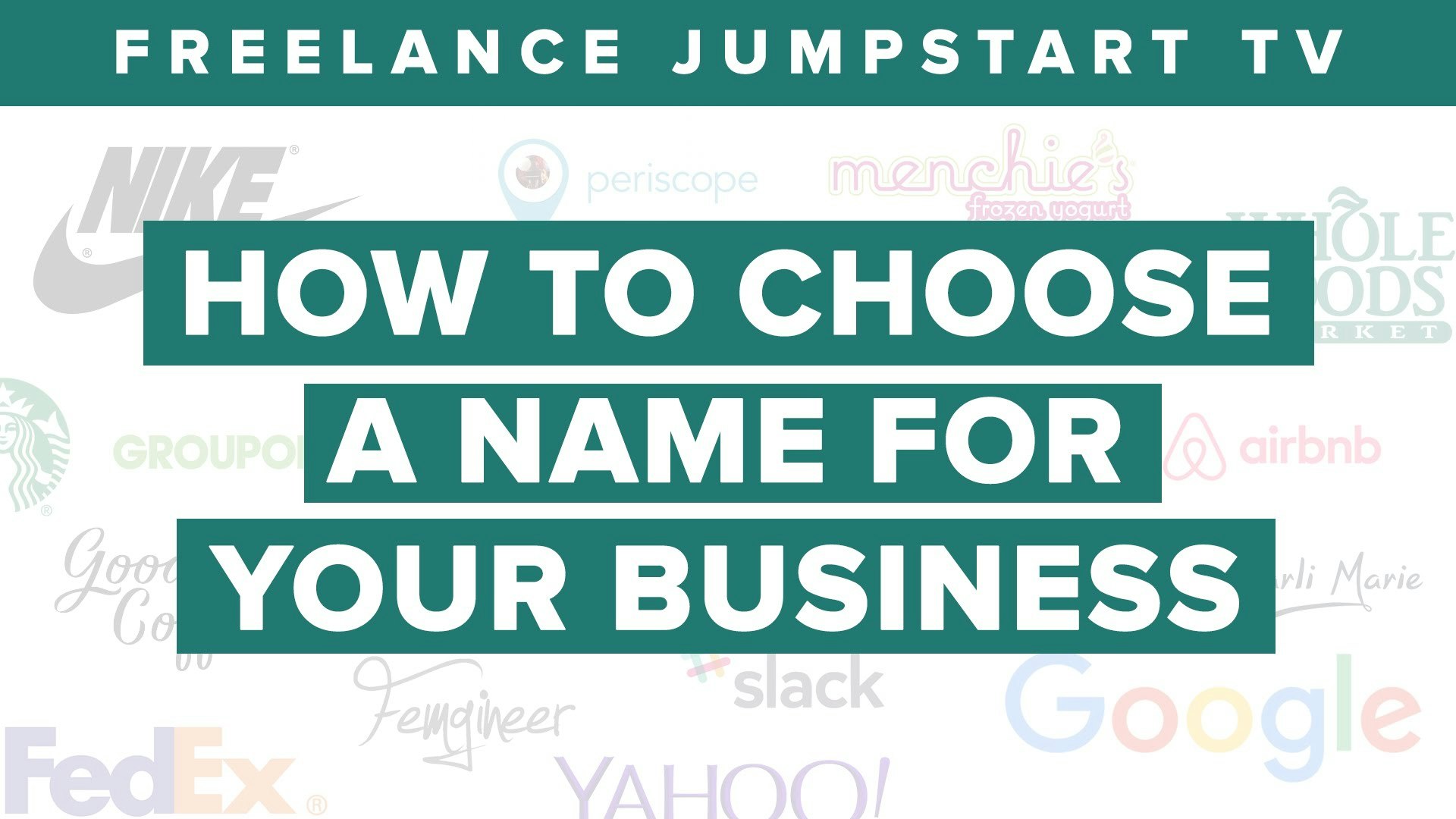 Freelance Jumpstart TV - How to Choose a Business Name  gallery image