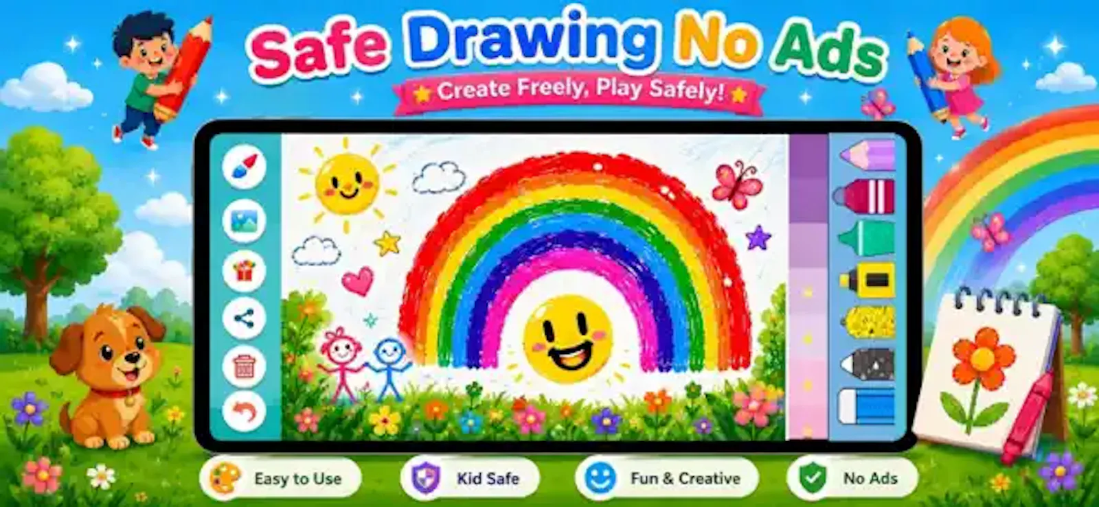 Kids Drawing, Doodle Painting screenshot 4