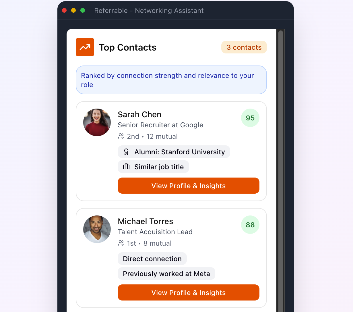 Referrable - Screenshot 2 showing product features and functionality
