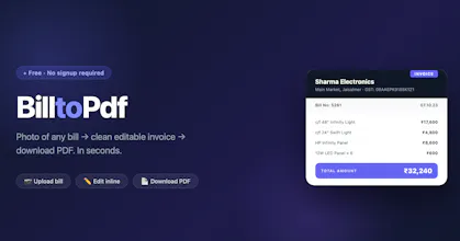 BilltoPdf gallery image