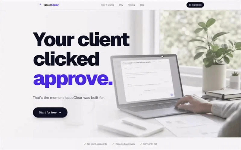 IssueClear screenshot 1 (video preview)