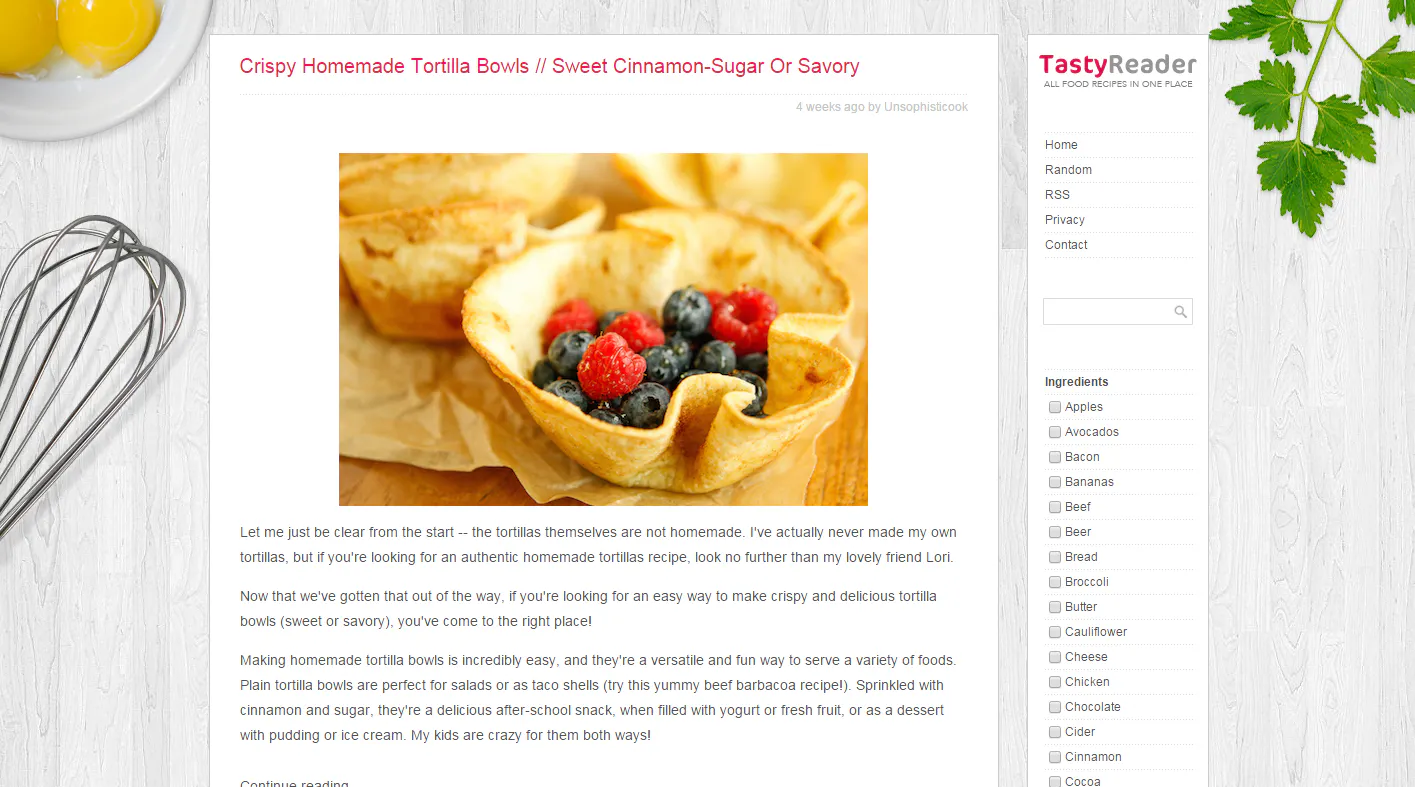 TastyReader