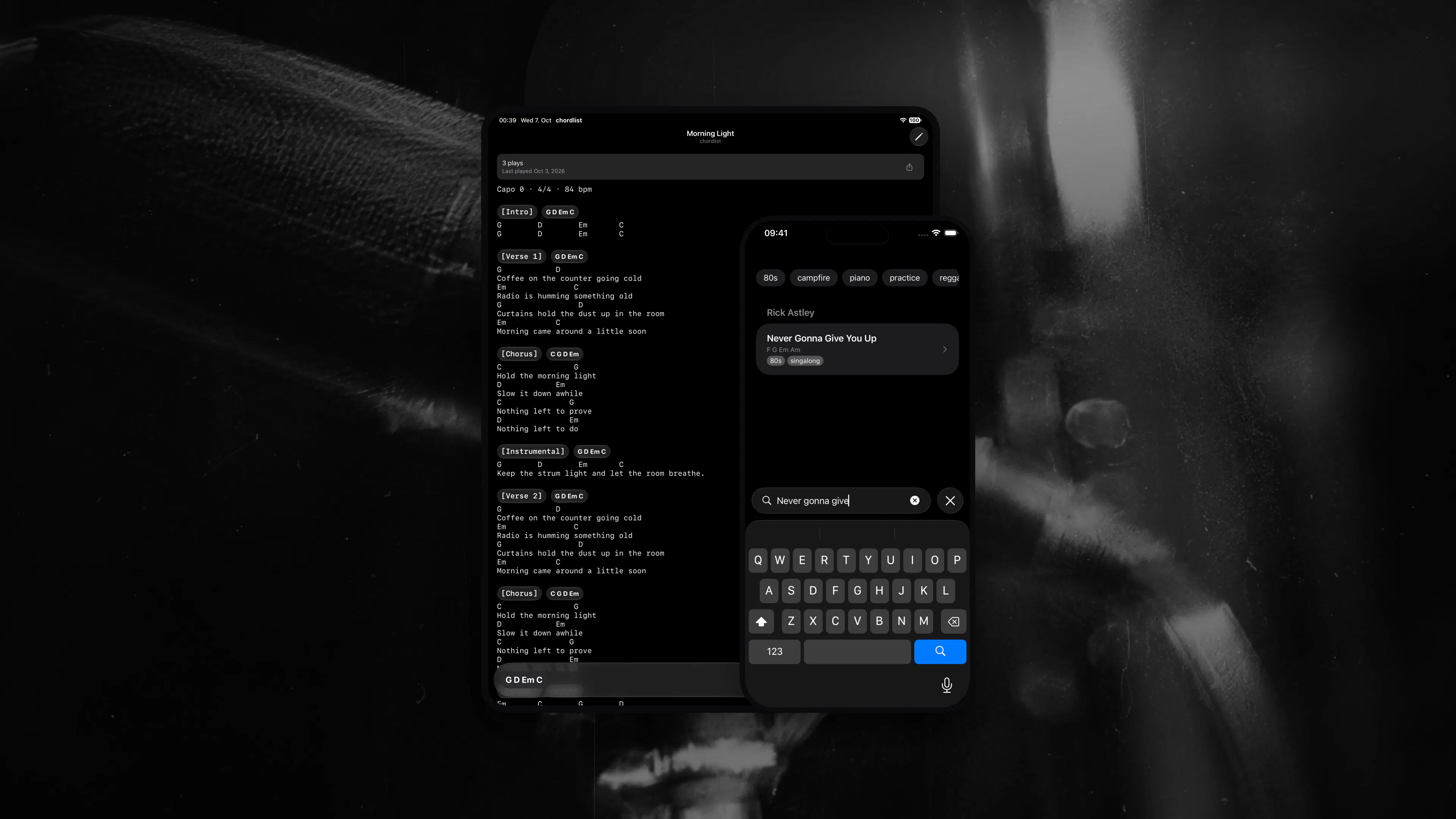 chordlist gallery image