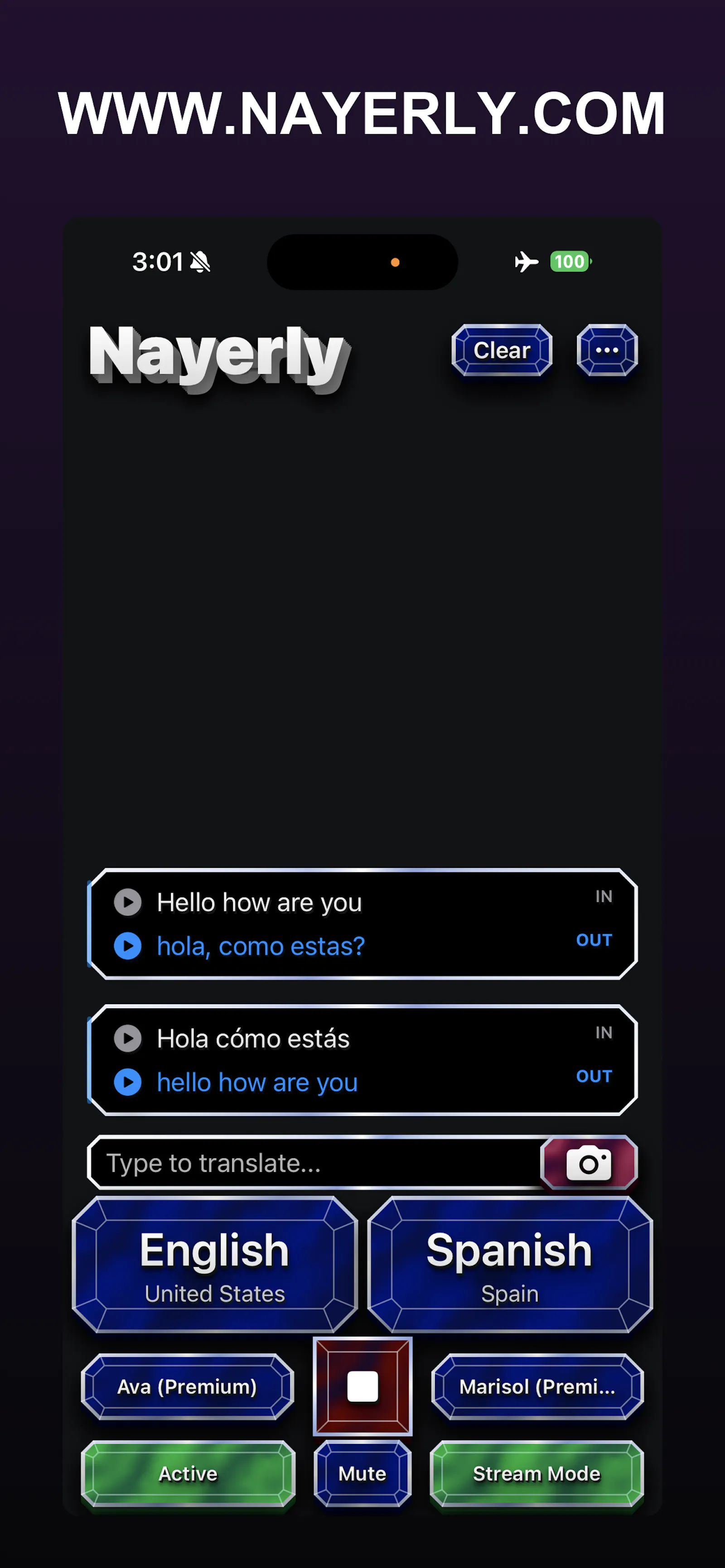 Nayerly: Offline Translator screenshot 3