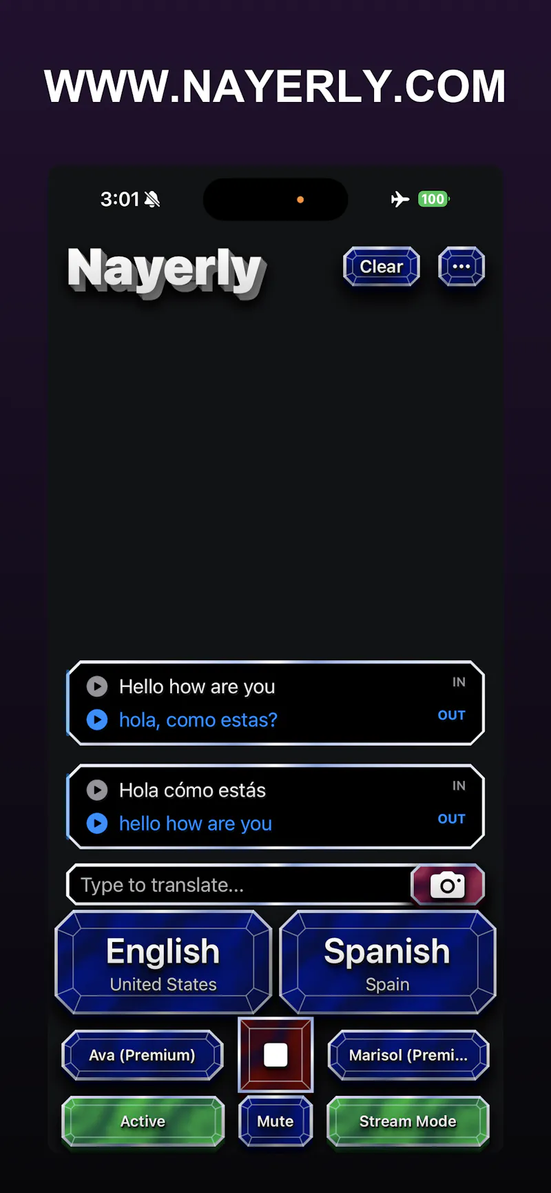 Nayerly: Offline Translator screenshot 3