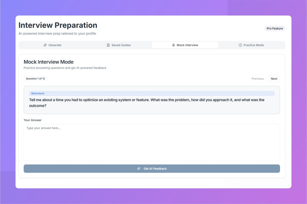 OneProfile.pro - Profilo professionale di una pagina con analisi media 5