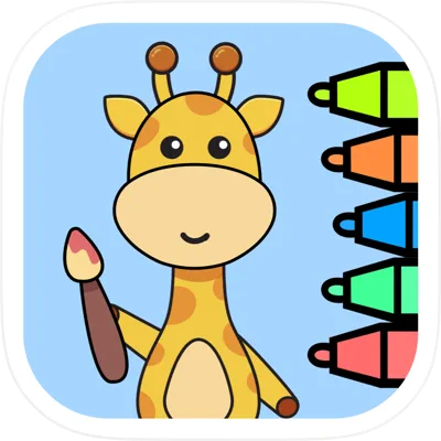 Colouring and drawing for kids logo