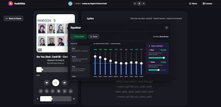 AudioWeb Music Player gallery image