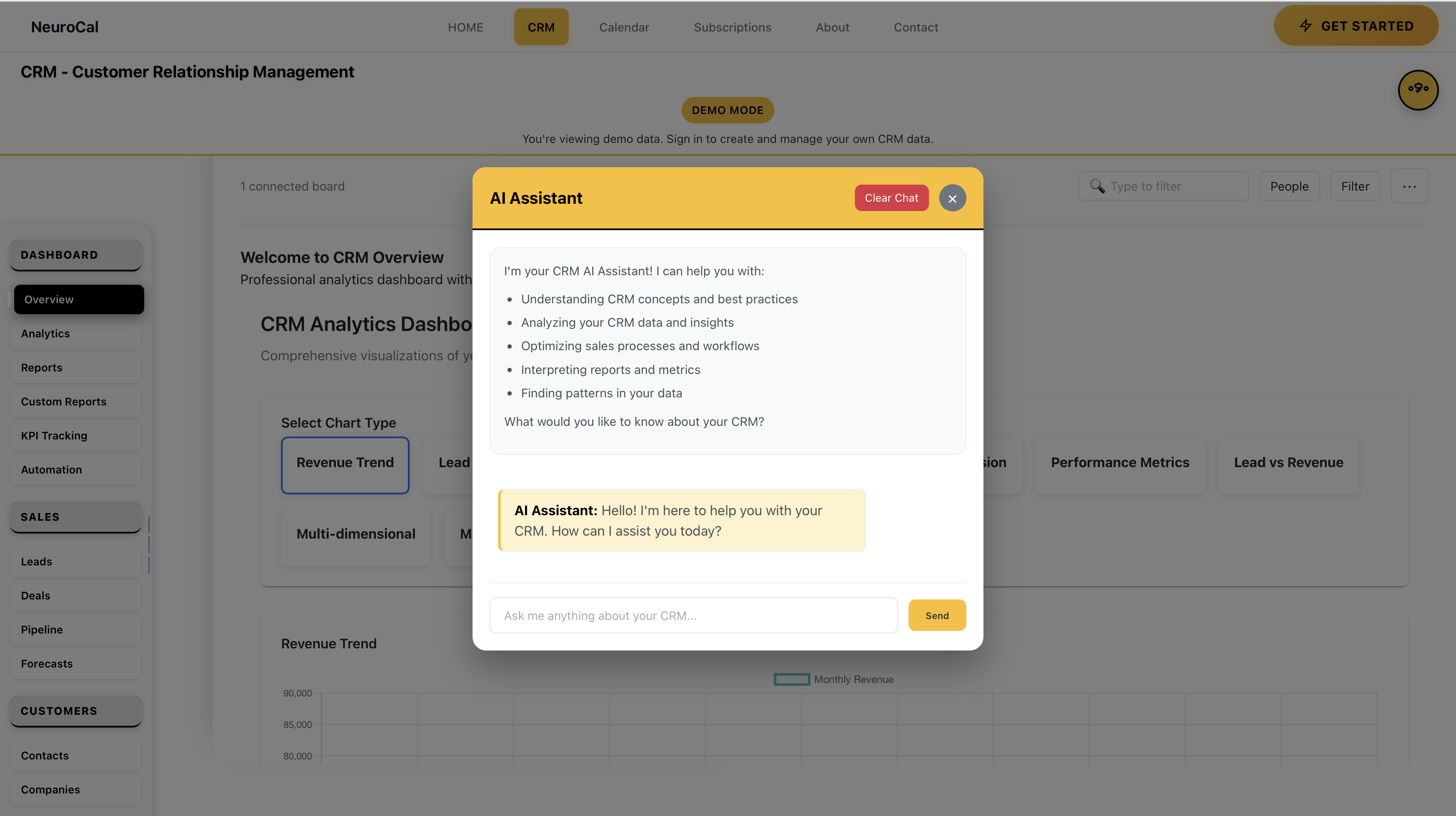 وسائط منصة CRM والتقويم العصبي Aipower - الكل في واحد CRM مع AI chatbot ، إدارة التقويم 5
