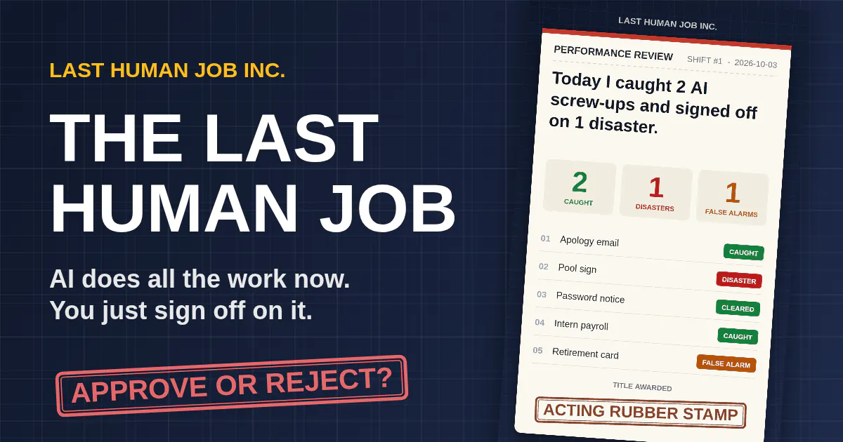The Last Human Job gallery image