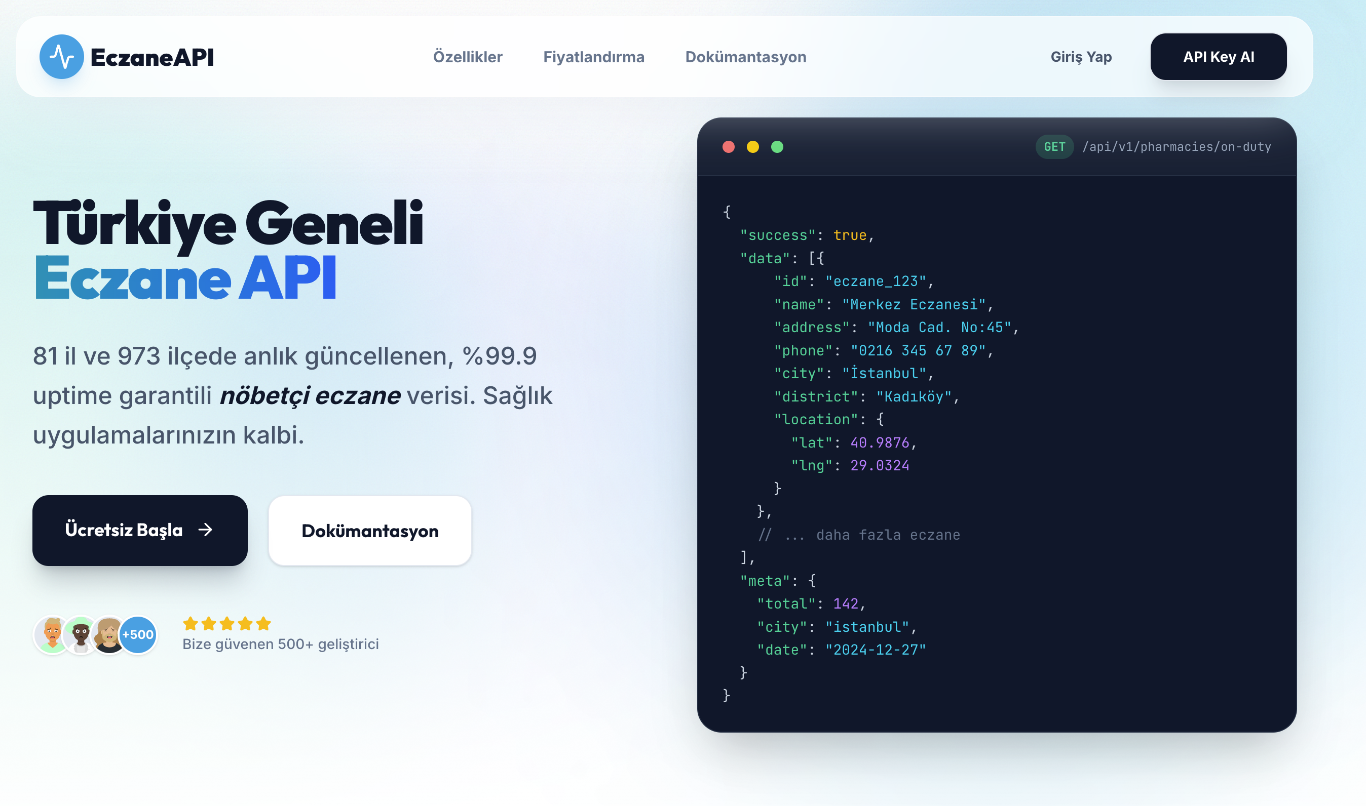 EczaneAPI - Turkey gallery image