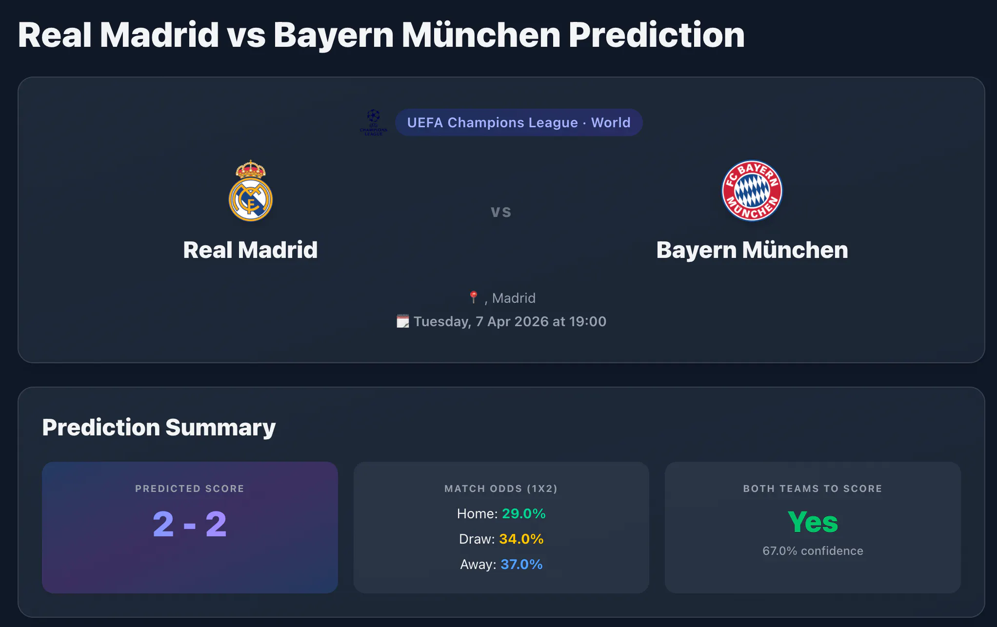 AI Football Predictions product banner
