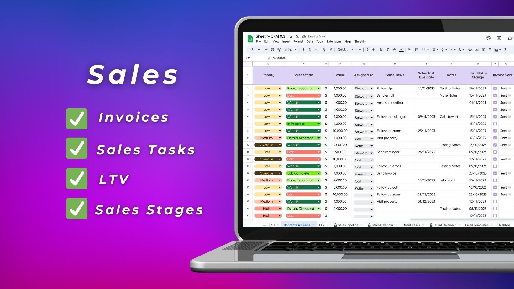 Sheetify CRM media 9