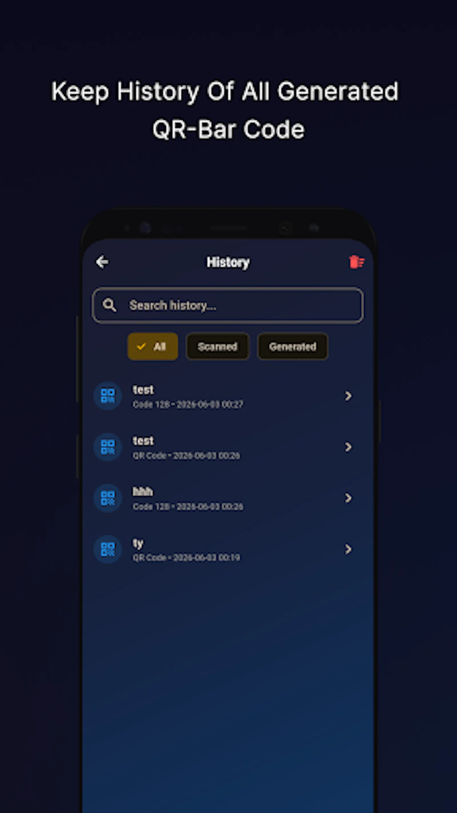 QR Scanner & Barcode Scanner app screenshot 3