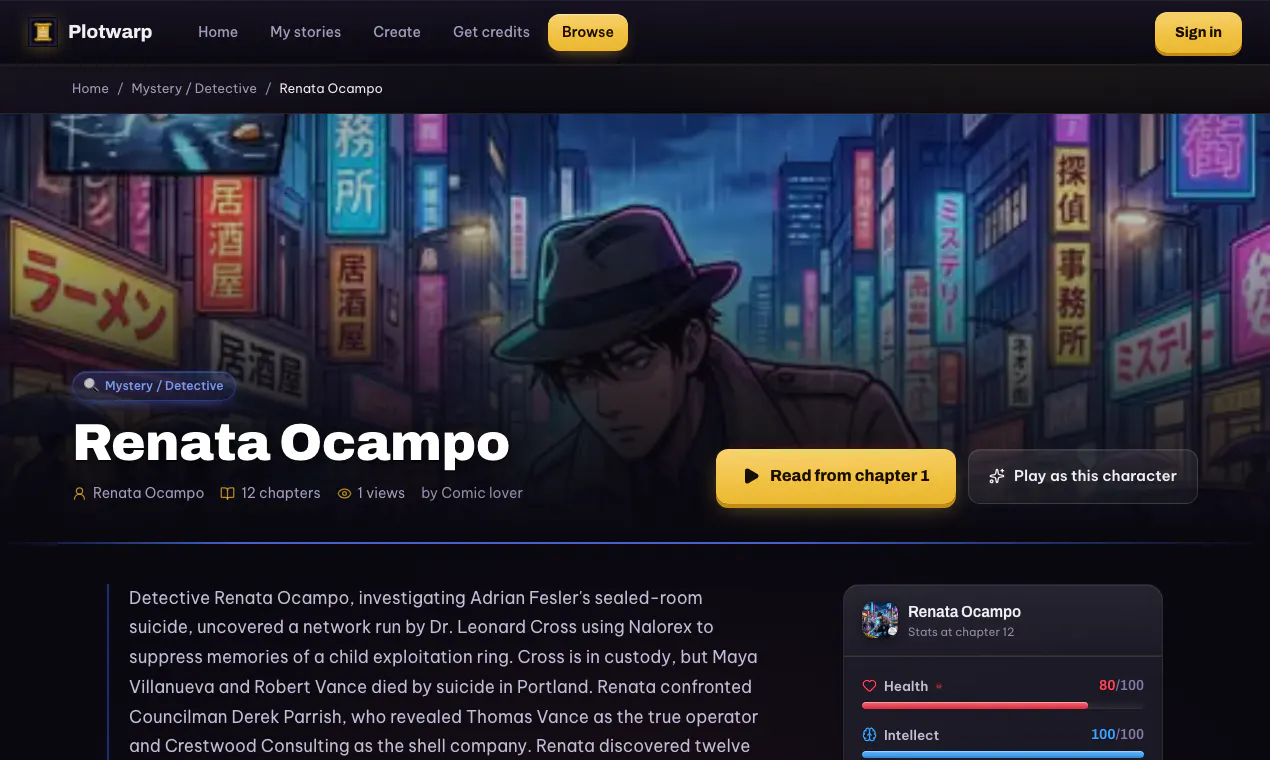 Plotwarp screenshot 2