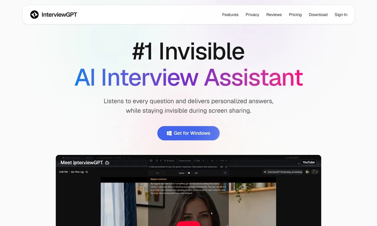 InterviewGPT gallery image