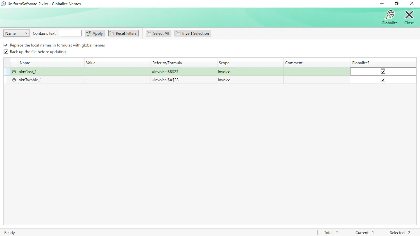 Formula Manager for Excel screenshot 5