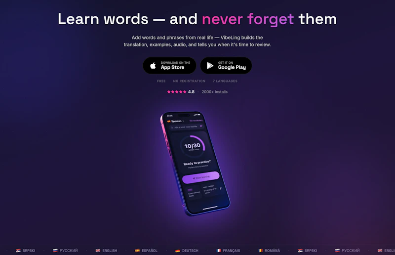 VibeLing 2.0 screenshot 1