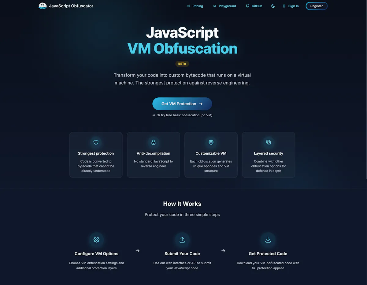 JavaScript Obfuscator Pro