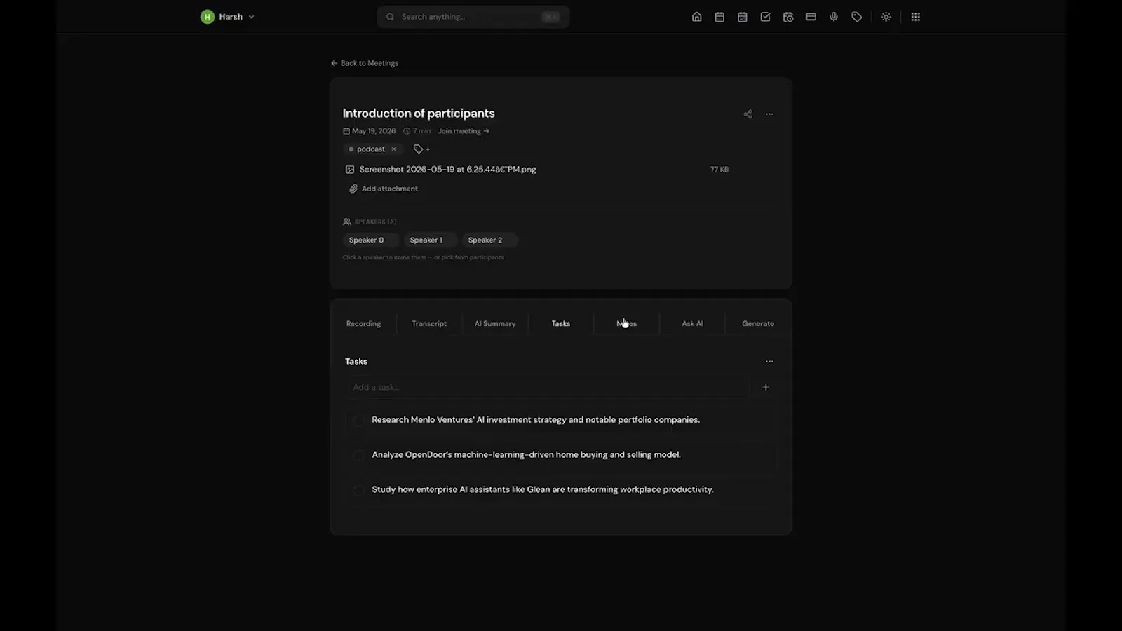 Crelyzor screenshot 1 (video preview)