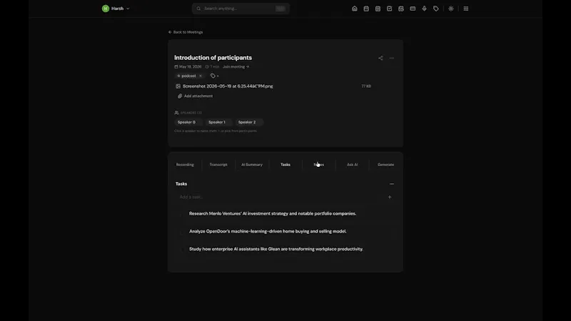 Crelyzor screenshot 1 (video preview)
