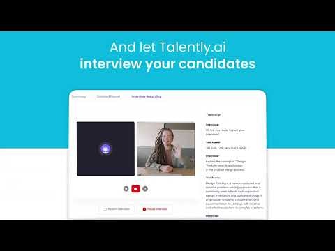 startuptile Talently.ai-AI Interviewer that screens candidates for any role