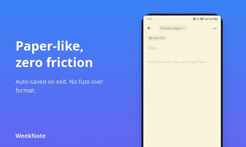 WeekNote screenshot 8