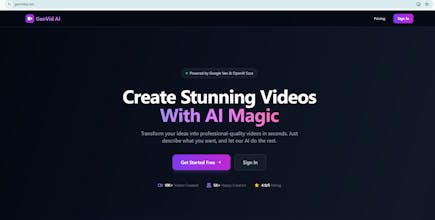 GenVid AI - AI Video Generator gallery image
