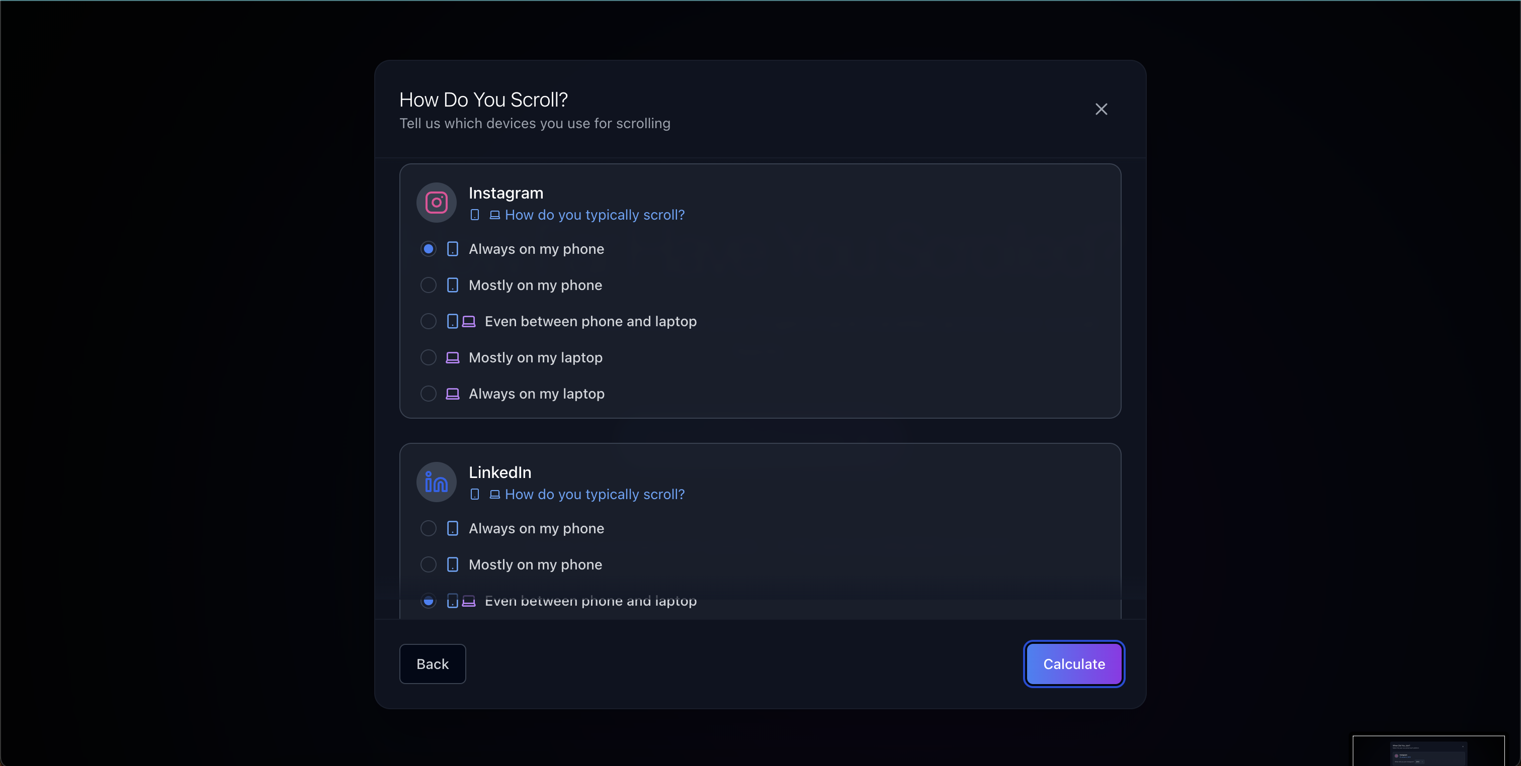 KeepOnScrollin' - Lifetime Scroll Distance Calculator media 4