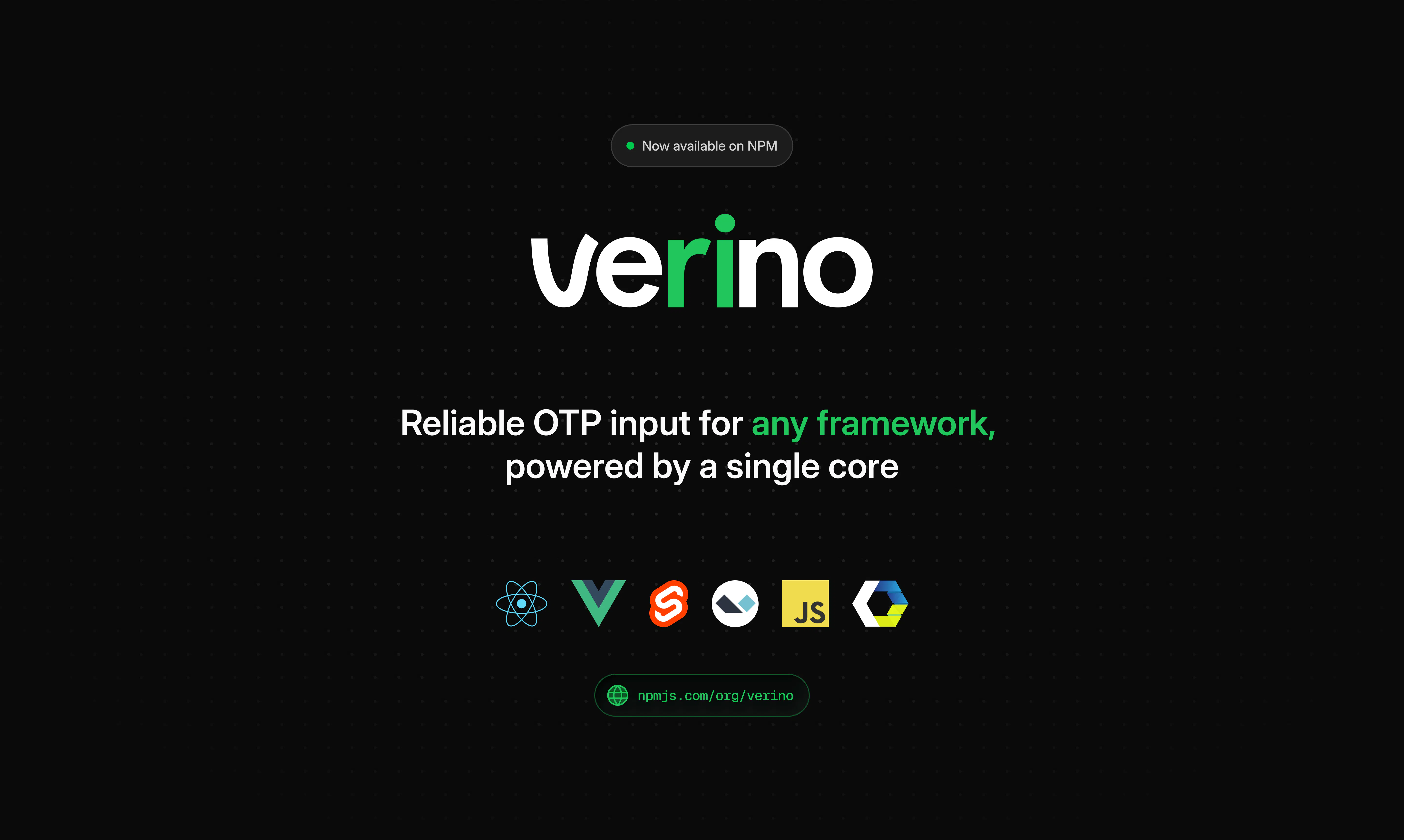 Verino 제품 배너