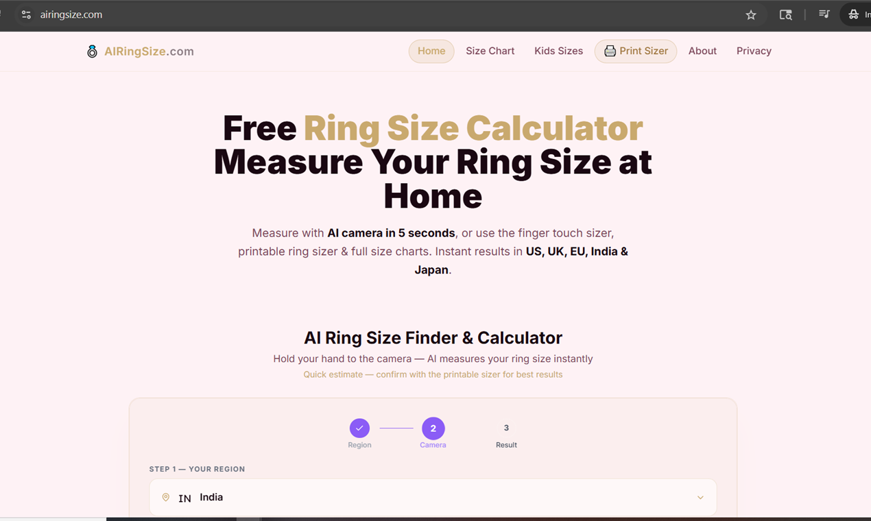 AIRingSize.com gallery image