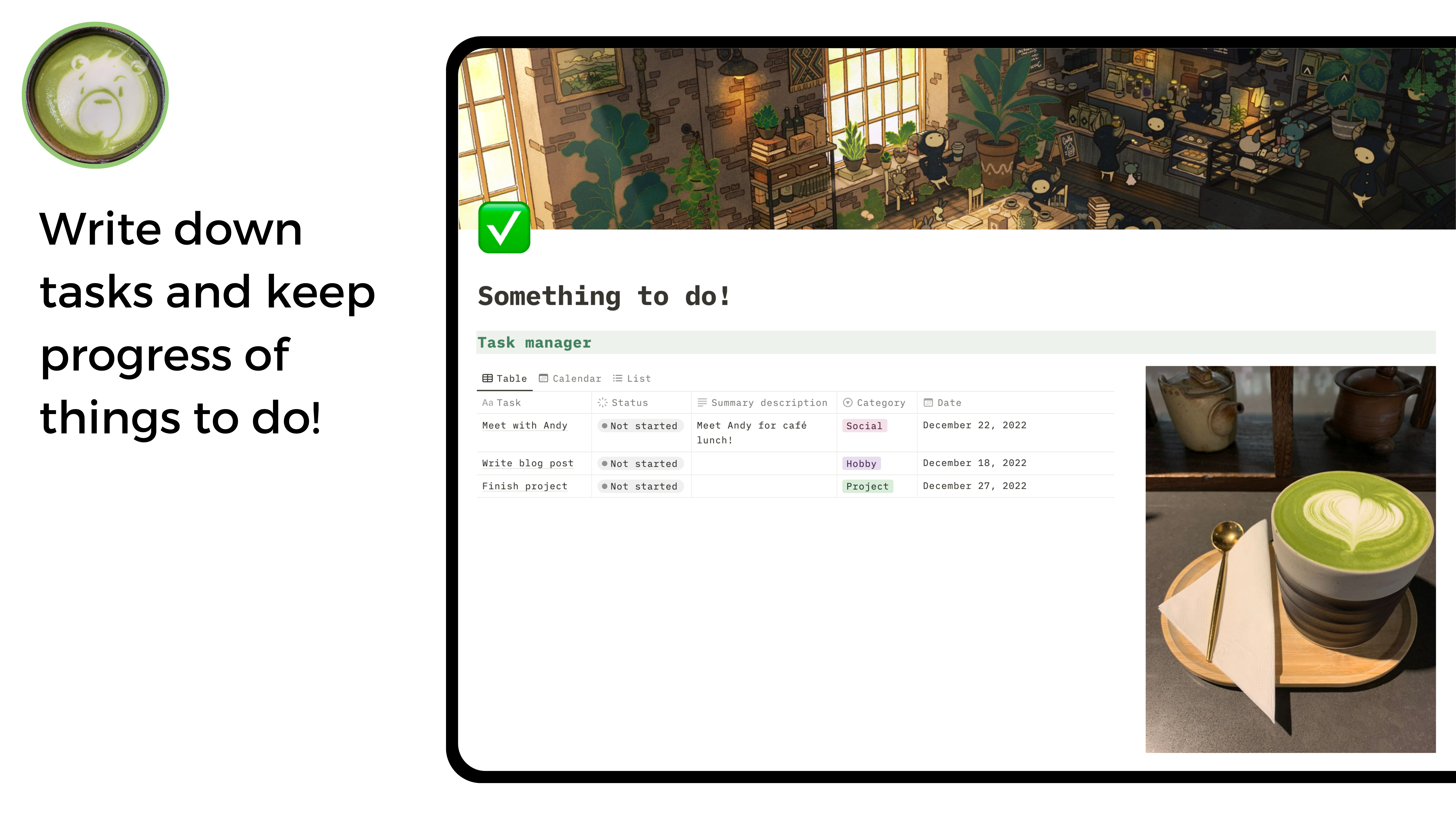 Кафе Matcha Vibe - Life Planner! media 5