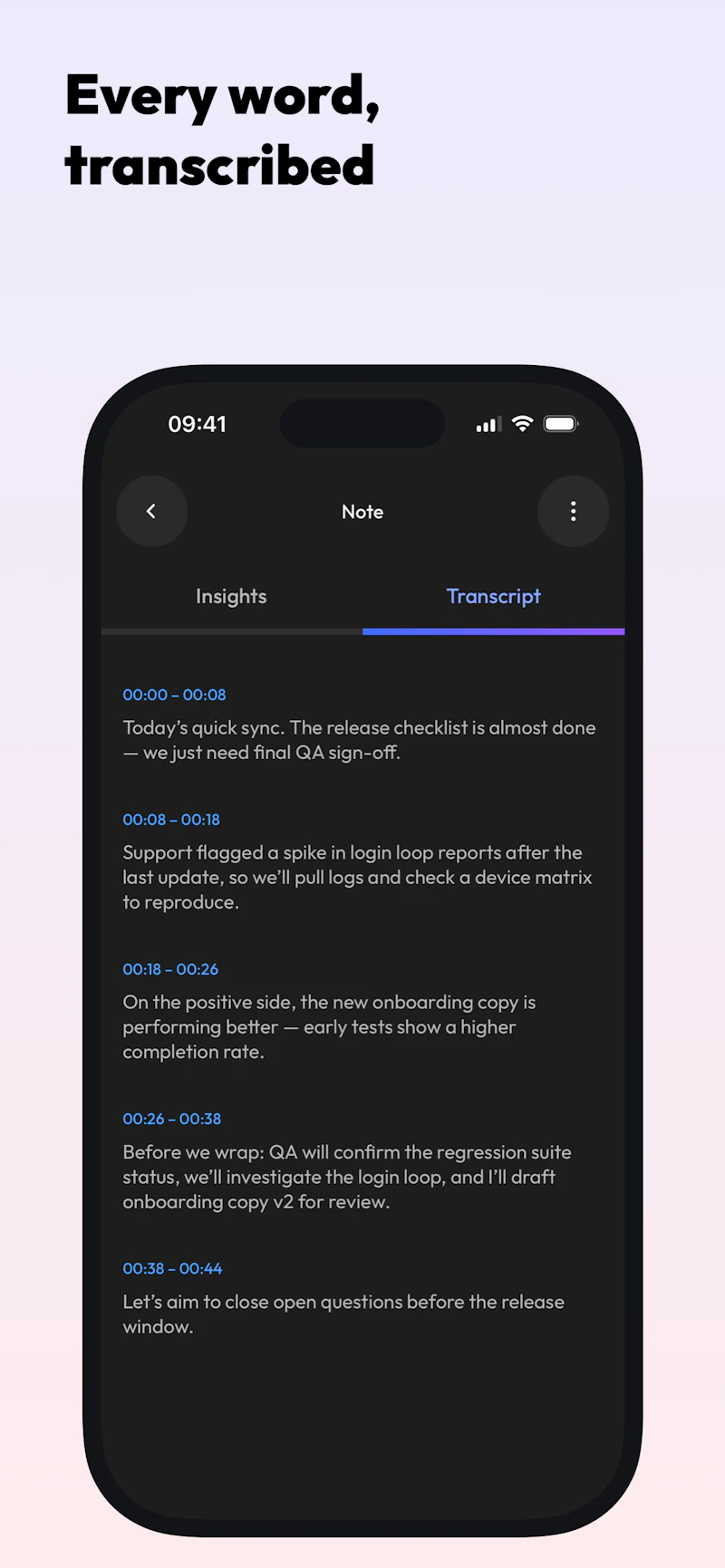 Nami: AI Voice Notes screenshot 4