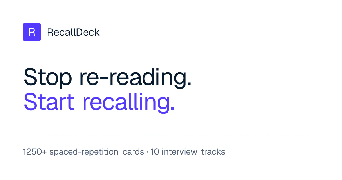RecallDeck gallery image