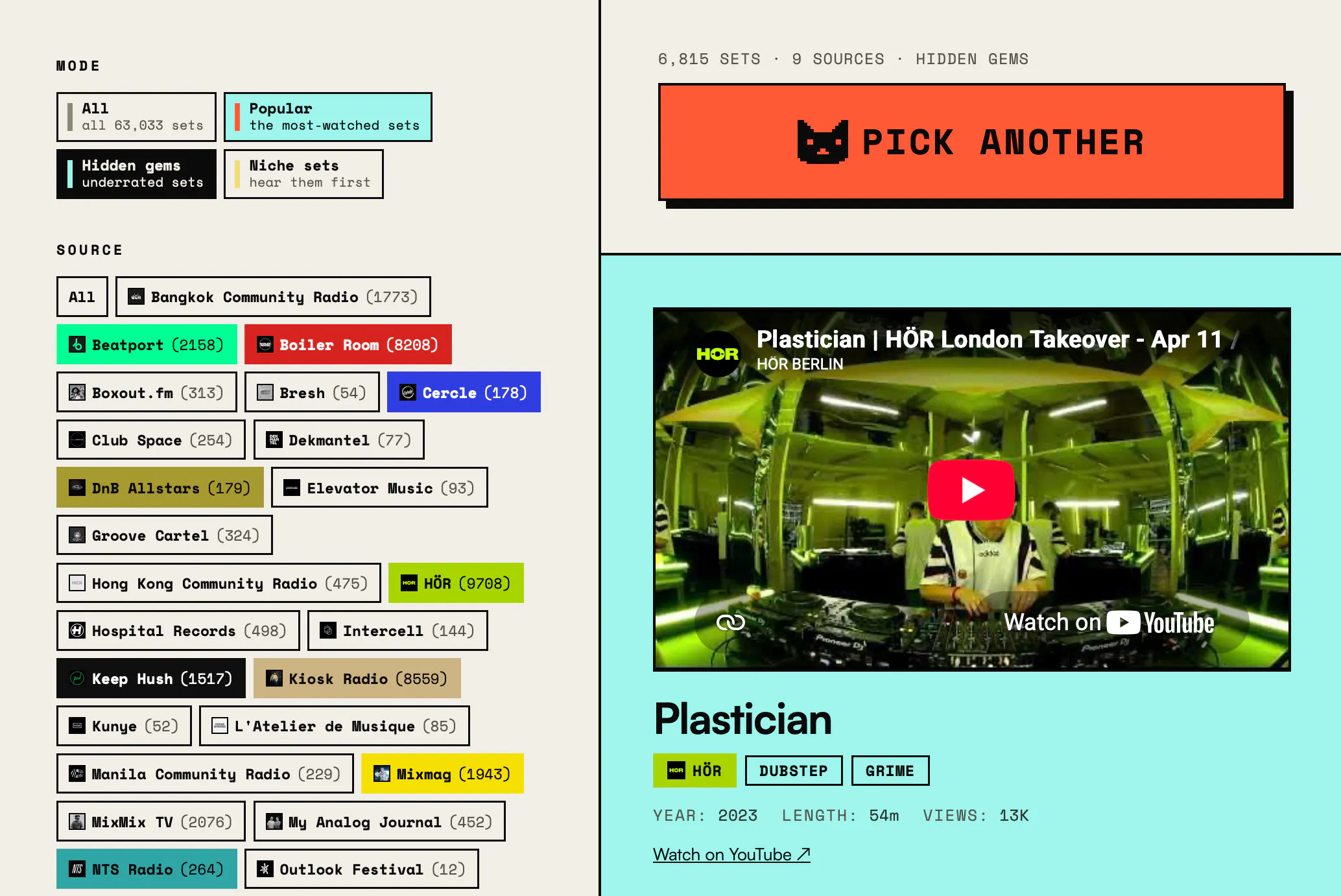 The Selector - Pick a random DJ set gallery image