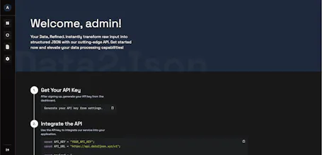 Data2Json gallery image