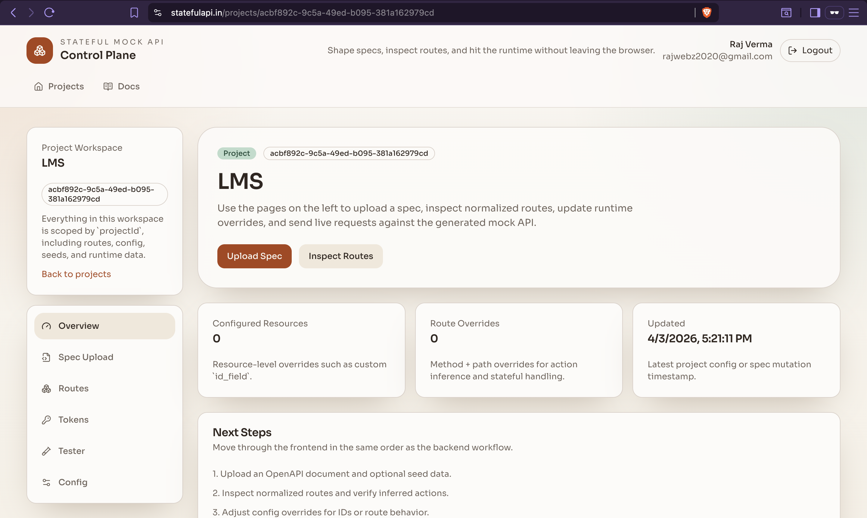 Stateful Mock API gallery image
