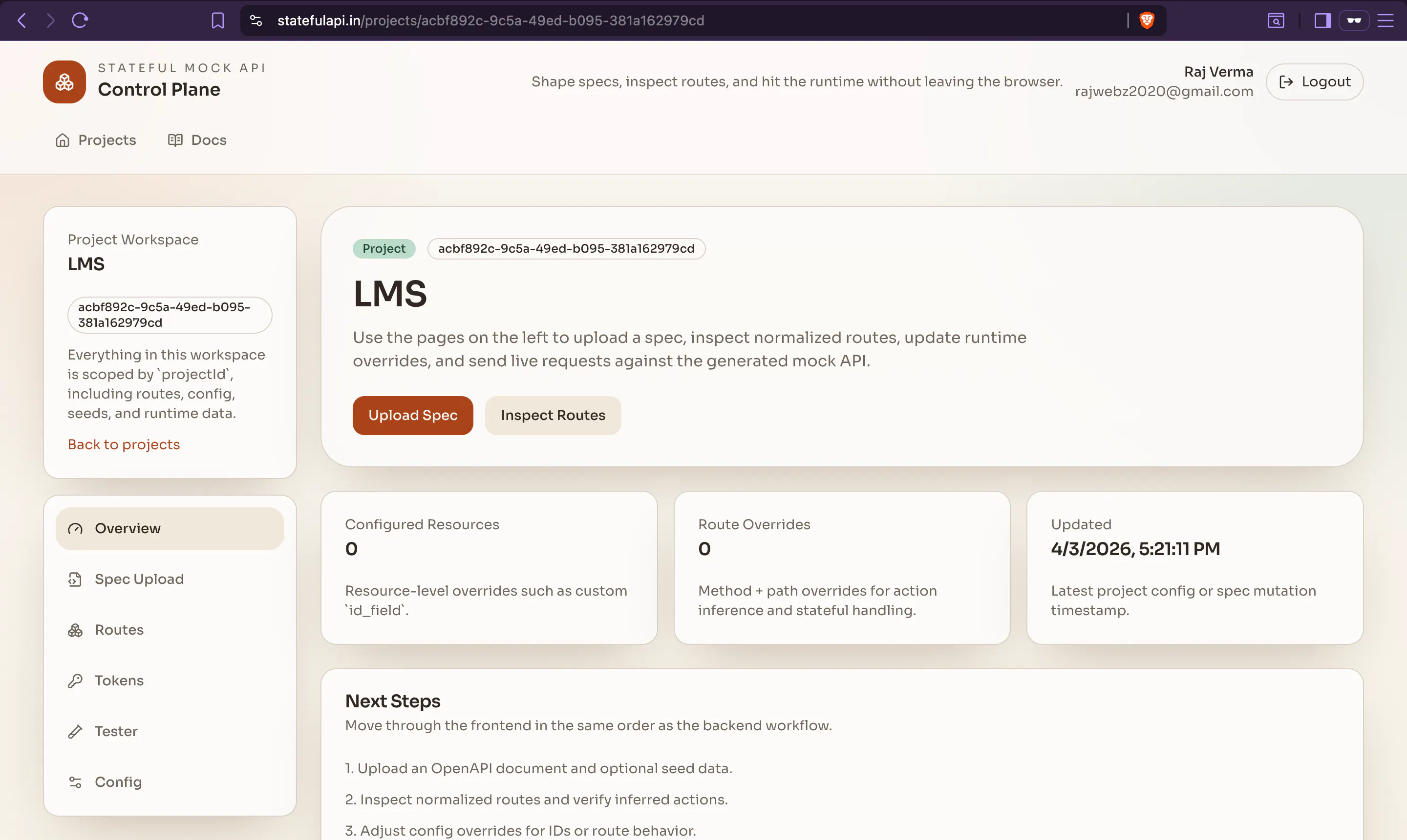 Banner del producto Stateful Mock API