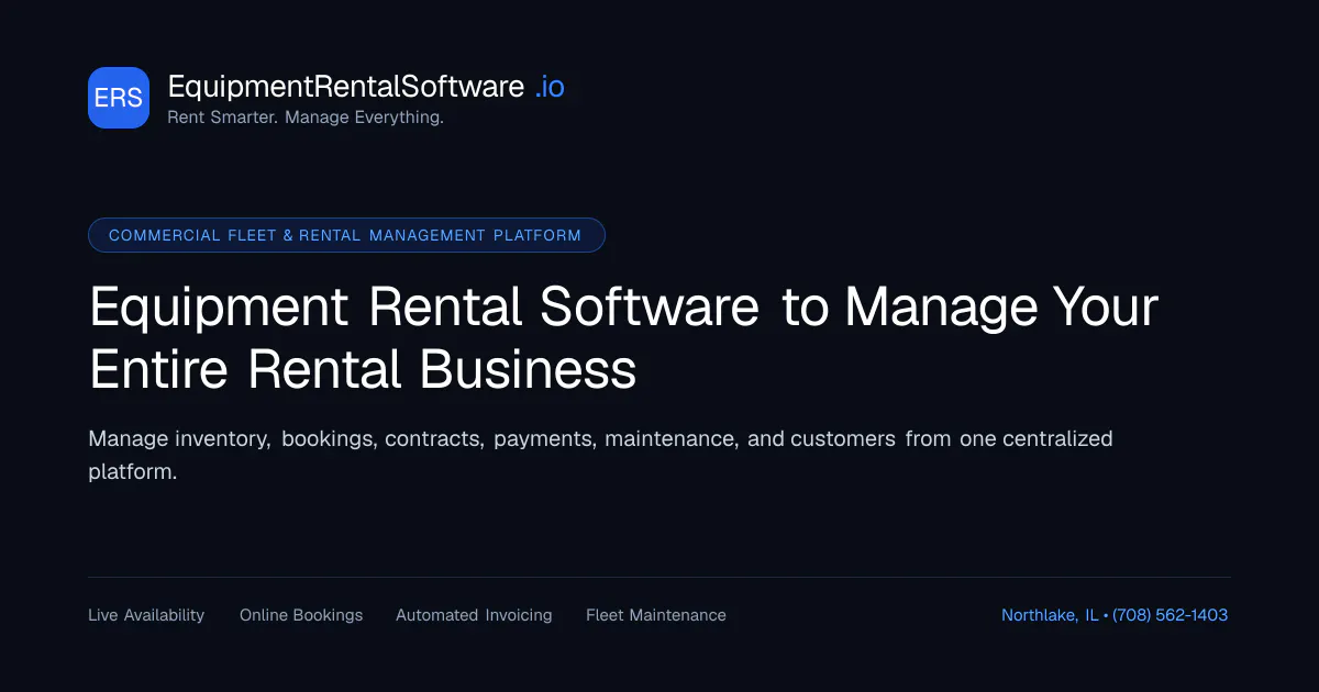 Equipment Rental Software gallery image
