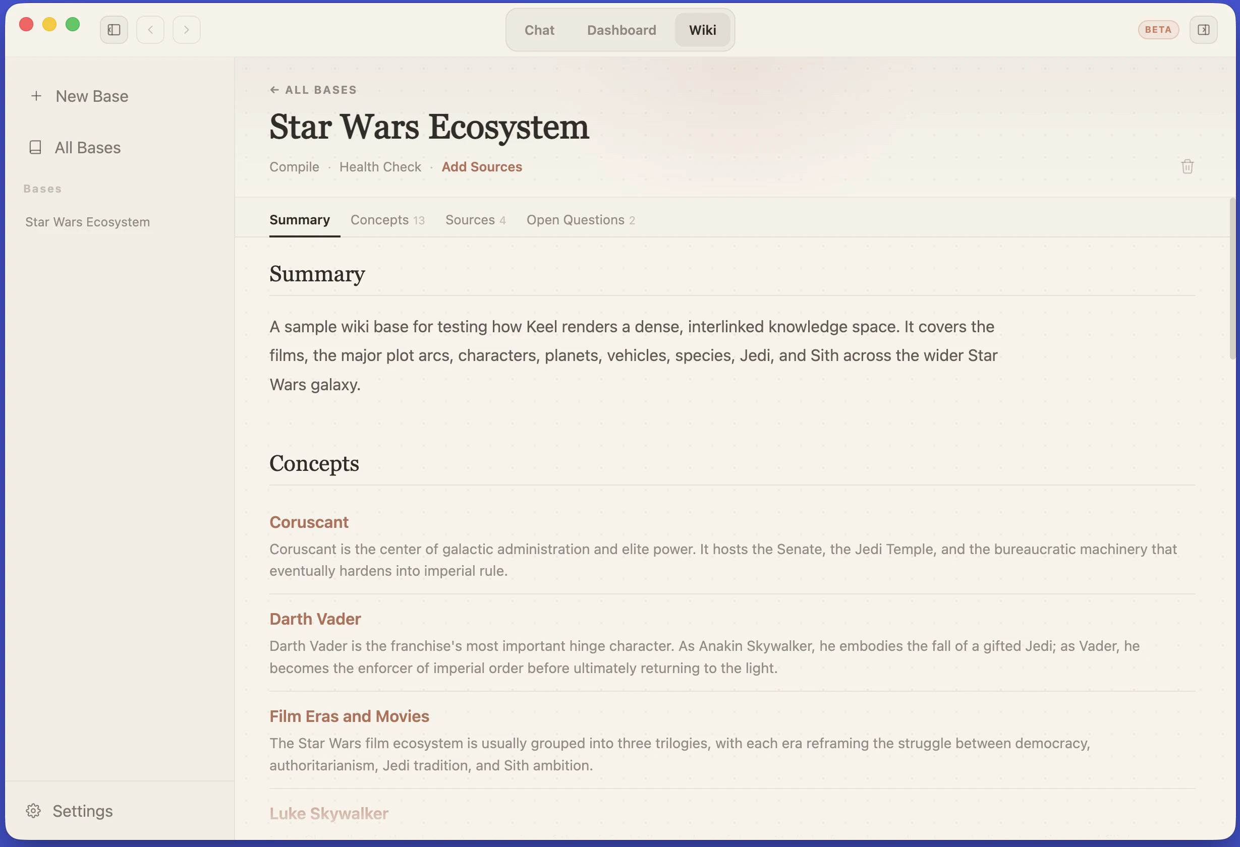 Keel screenshot 3