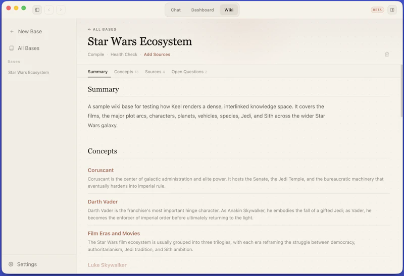 Keel screenshot 3