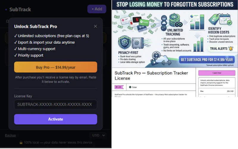 SubTrack — Subscription Tracker screenshot 2