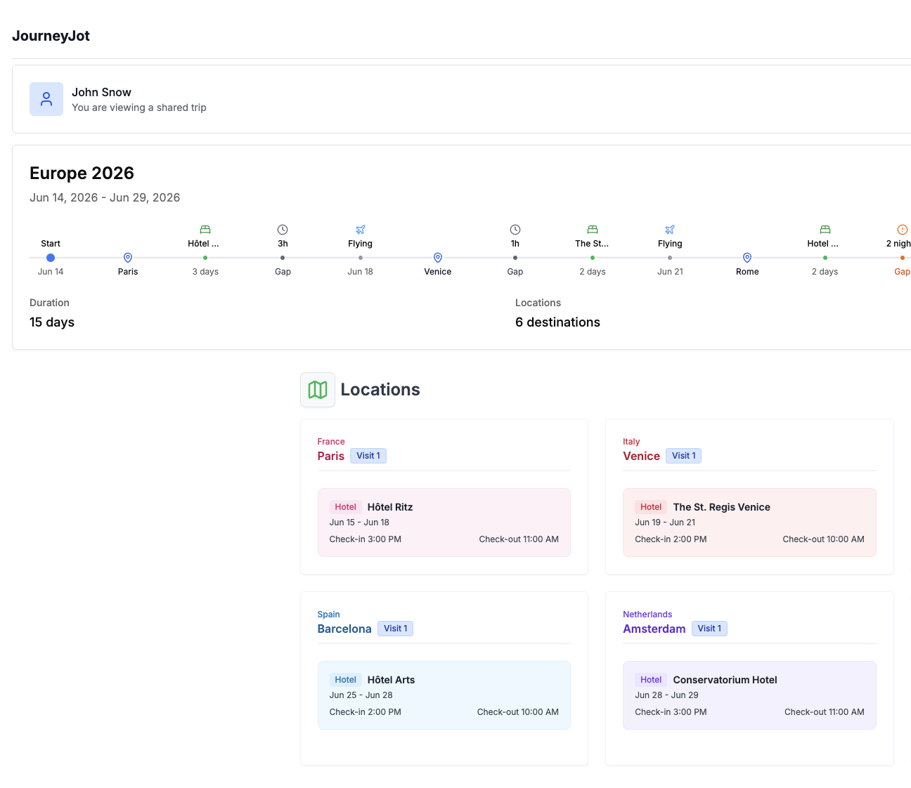 JourneyJot - Plan Your Perfect Trip gallery image