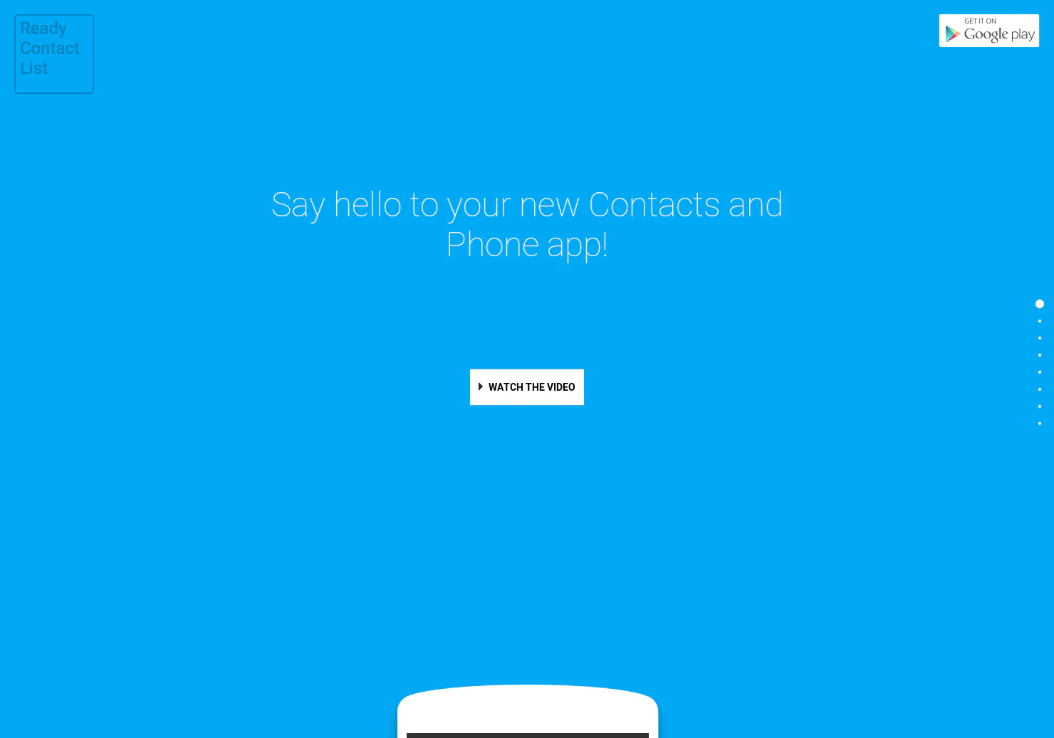 Ready Contacts App