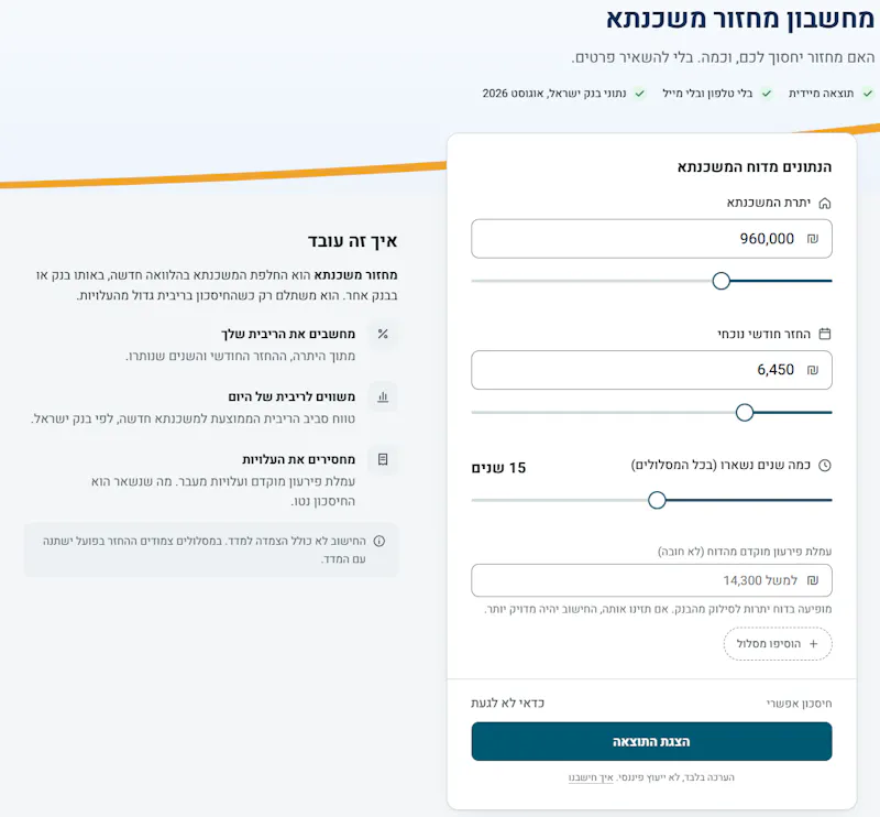 תכל'ס משכנתא screenshot 3