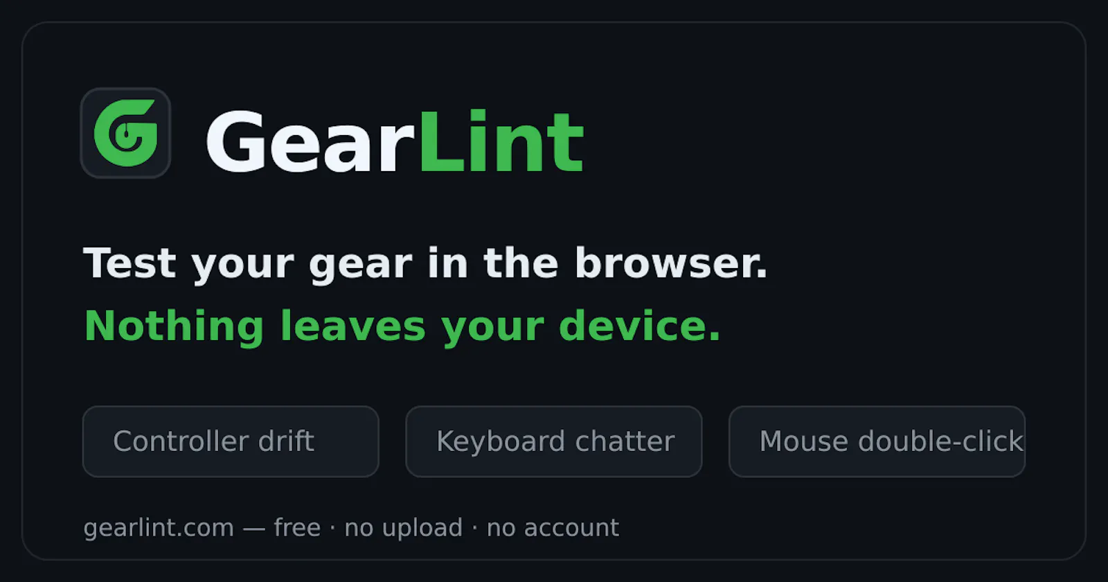 GearLint screenshot 1