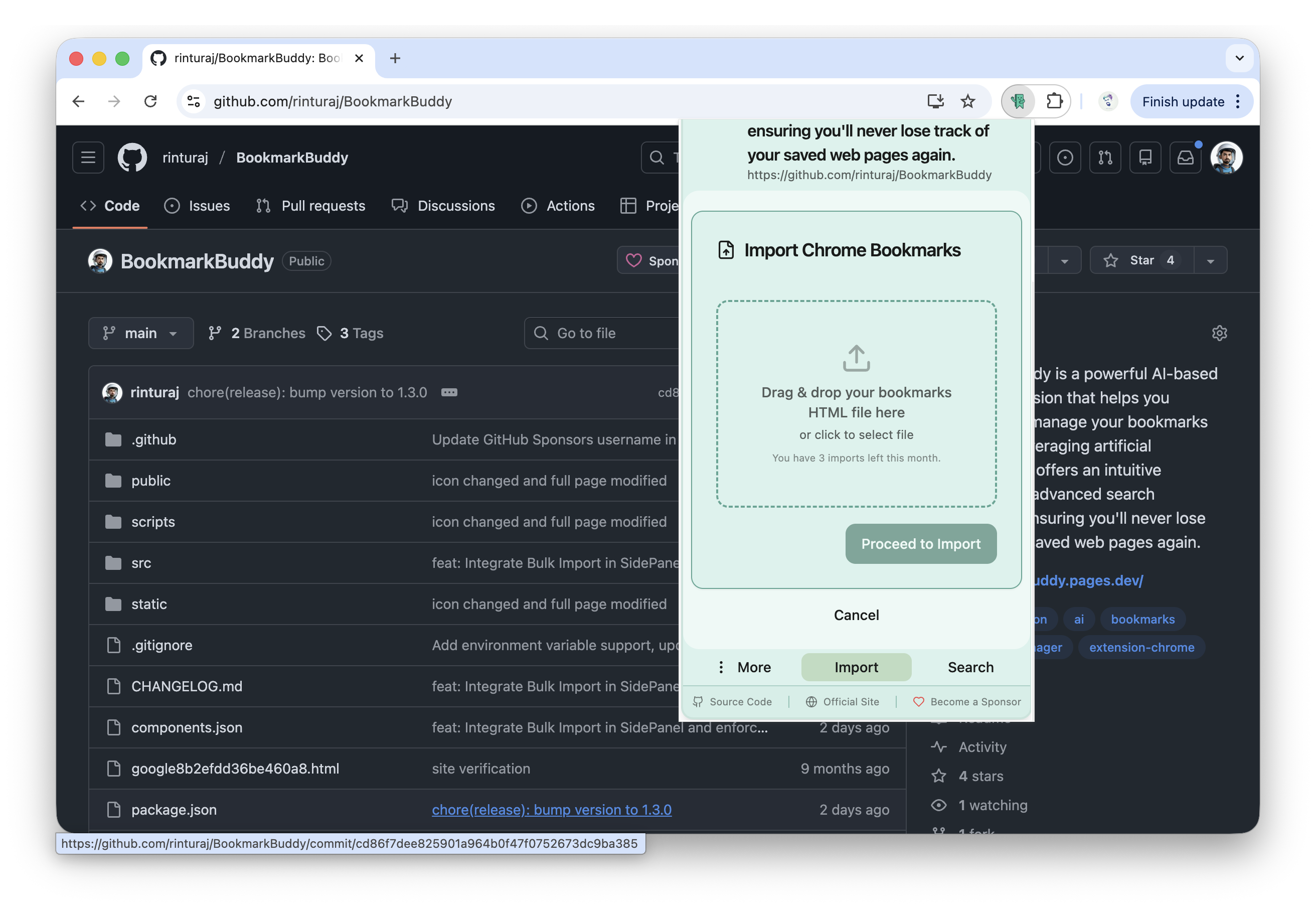 BookmarkBuddy - Screenshot 3 showing product features and functionality