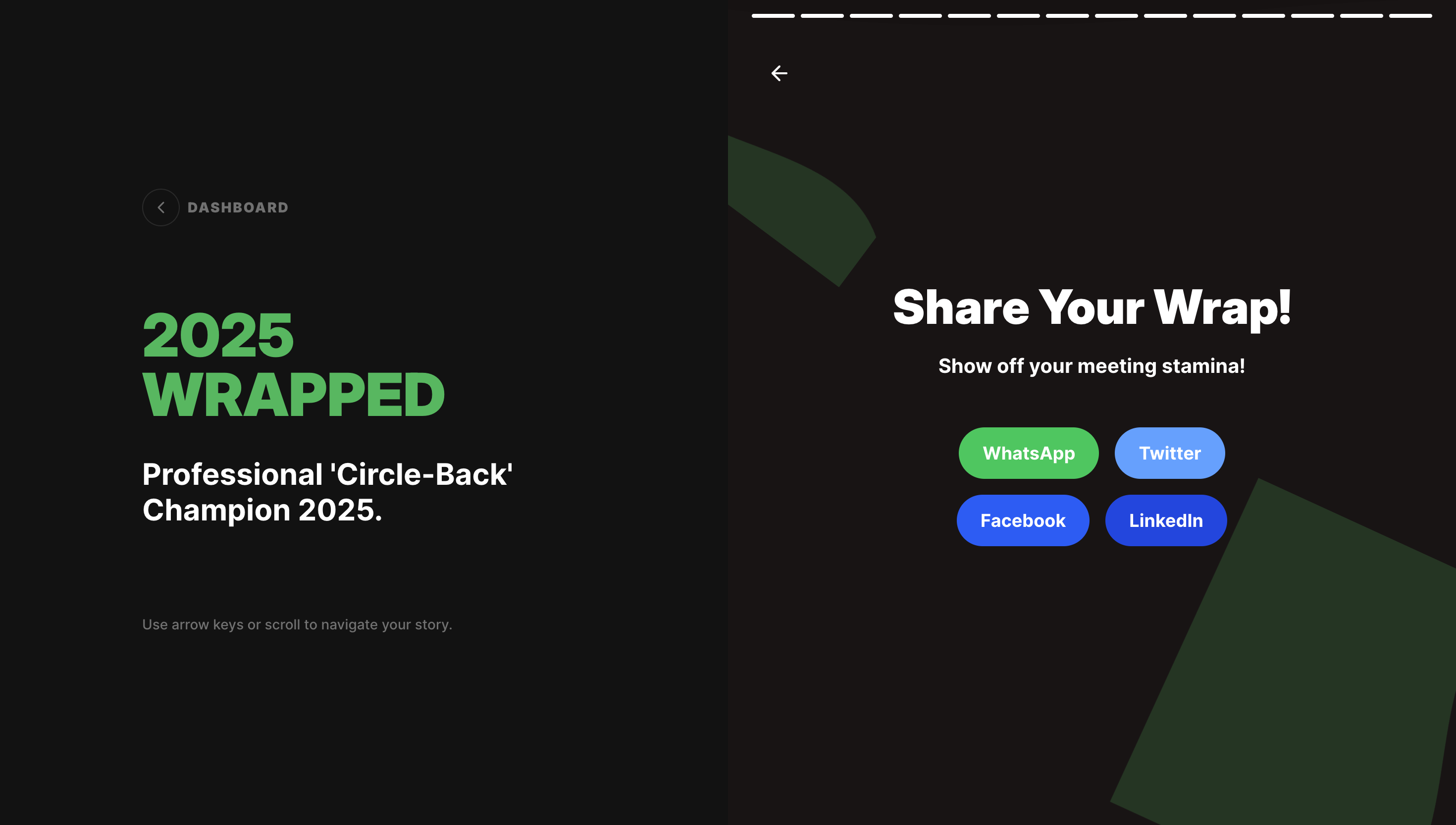 Meetings Wrapped - Screenshot 4 showing product features and functionality