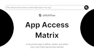 App Access Matrix by Stitchflow